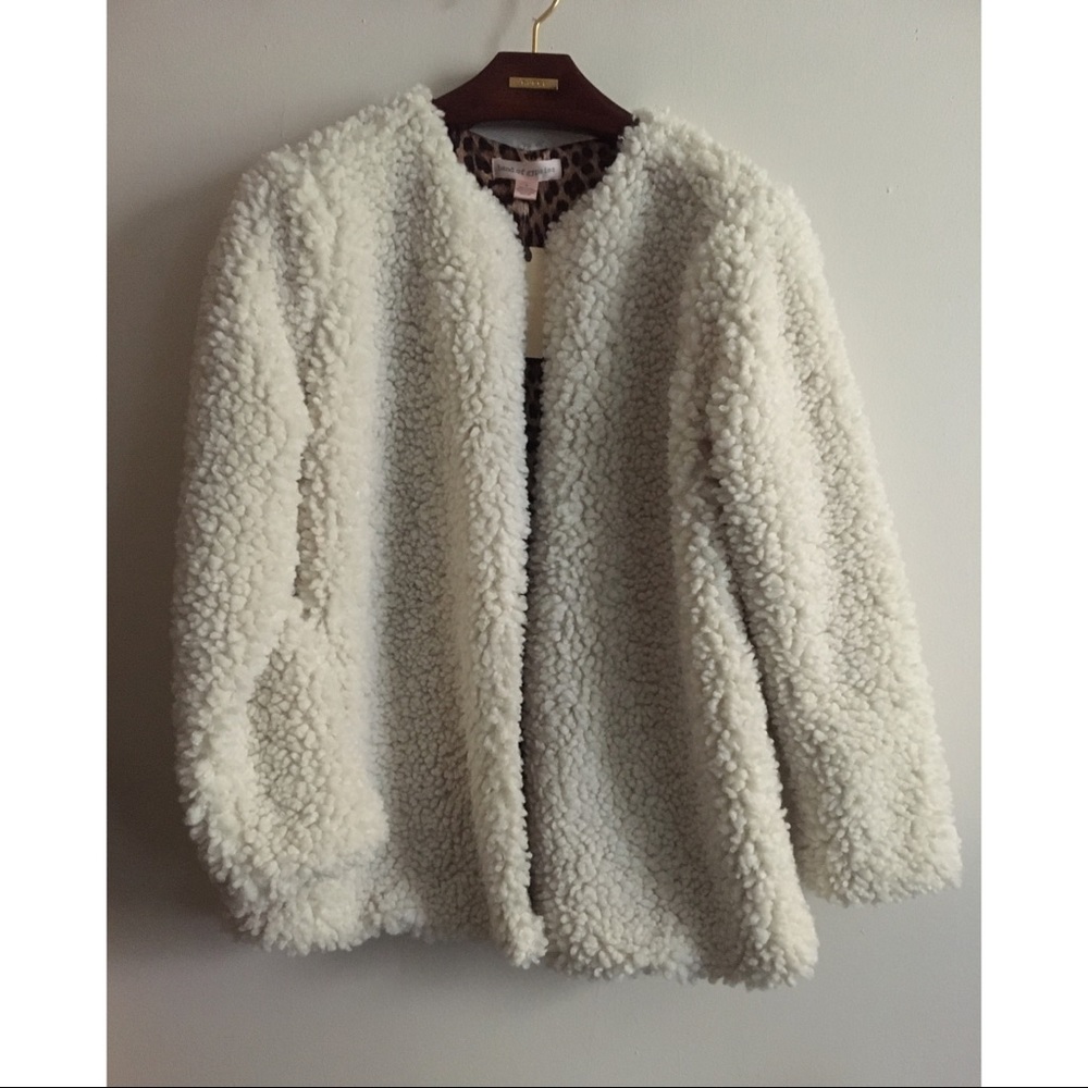 Shearling Teddy Bear /Vegan Fur, Faux/ Fall Jacket